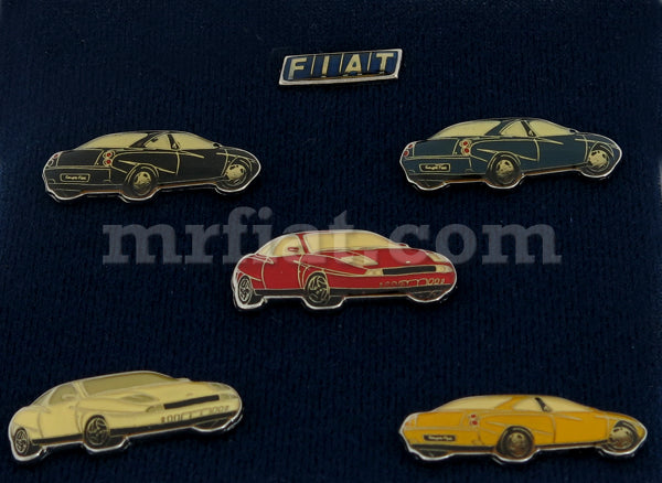 Fiat Coupe 94 6 Piece Pin Set Emblems Fiat   