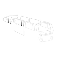 Cargar imagen en el visor de la galería, Volkswagen Bus Rear Vent Wing Seal, Central, Rear, L/R, Each Volkswagen
