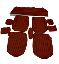 Cargar imagen en el visor de la galería, Mercedes R107 W107 SL107 Front Seat Covers 1972-1989 Interior Mercedes Darkred
