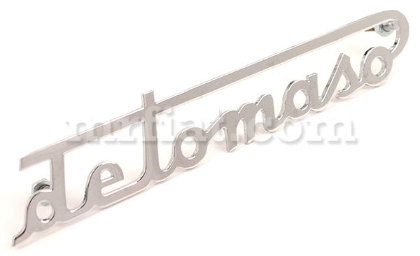 De Tomaso De Tomaso Chrome Script 115 mm Emblems De Tomaso   