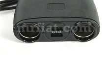 Load image into Gallery viewer, Fiat Dino 2000 2400 Double Socket Adapter W/ USB Ports Interior Fiat   
