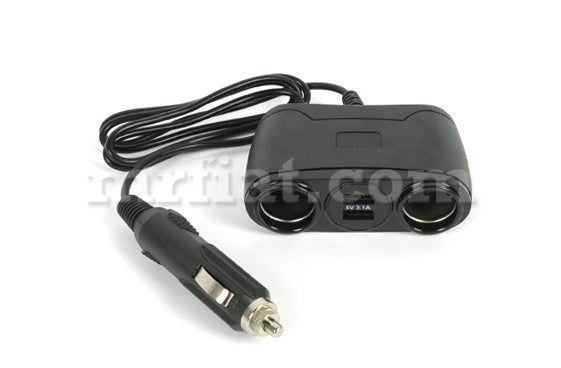 Ferrari 208 308 GT/4 GTB GTS Double Socket Adapter W/ USB Ports 208 308 328 GTB GTS Ferrari   