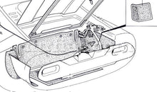 Cargar imagen en el visor de la galería, Ferrari Dino 246 GT GTS Luggage Compartment Carpet Cover Luggage Compartment Ferrari
