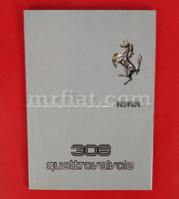 Load image into Gallery viewer, Ferrari 308 QV Owner&#39;s Manual Accessories Ferrari   
