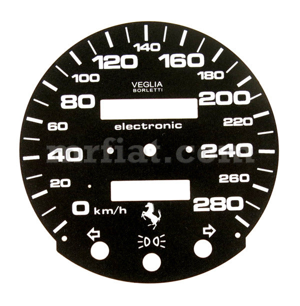 Ferrari 308 QV 328 Speedometer Disc Mph To km/h Fuel Injection Interior Ferrari   