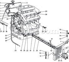 Cargar imagen en el visor de la galería, Ferrari Dino 246 GT GTS Early E Series St. Steel Upper Return Stroke Pipe Engine Ferrari   
