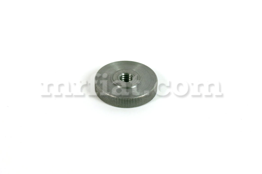 Ferrari 208 308 GT4 GTB GTS Stainless Steel Flat Airbox Cover Knurled Nut Collar Engine Ferrari