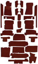 Load image into Gallery viewer, Mercedes R107 SL107 Carpet Set 1972-1989 Darkred
