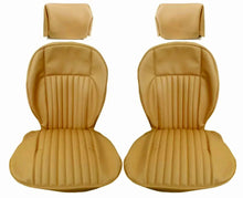 Load image into Gallery viewer, Fiat 124 Spider Front Seat Covers 1966-1978 Beige
