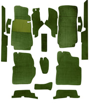 Cargar imagen en el visor de la galería, Mercedes 123 Coupe Carpet Set 1977-1986 Green
