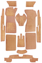 Cargar imagen en el visor de la galería, Mercedes Ponton Cabrio 128 180 Carpet Set 1957-1960 Dattel
