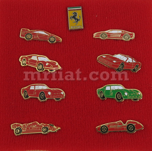 Ferrari 9 Piece Pin Set Emblems Ferrari   