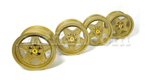 Cargar imagen en el visor de la galería, Ferrari 208 308 GT4 GTB GTS Gold Five Spoke Ferrari Style 16" Wheel Set 4 Pc Rims Ferrari
