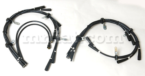 Ferrari 250 275 GT Spider Black Spark Plug Cables Set Electrical and Ignition Ferrari   