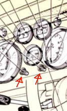 Load image into Gallery viewer, Ferrari 308 GTB GTS Dashboard Knurled Nut Dimmer Set 208 308 328 GTB GTS Ferrari
