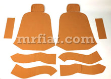 Load image into Gallery viewer, Ferrari 365 GT4 BB 512 BB Tan Seat Covers w/ Black Inserts Interior Ferrari
