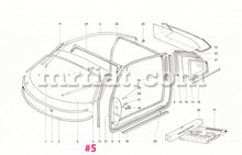 Load image into Gallery viewer, Ferrari 308 QV 328 Windshield Frame Glass and Seals Ferrari   
