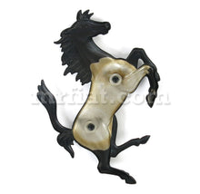 Cargar imagen en el visor de la galería, Ferrari Black Horse Emblem 110 mm Emblems Ferrari
