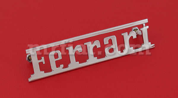 Ferrari Script Roma Show Plates Ferrari Rear Script Emblem 85 mm W/ 2 Studs – MrFiat