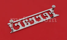 Cargar imagen en el visor de la galería, Ferrari Rear Script Emblem 85 mm W/ 2 Studs Emblems Ferrari   
