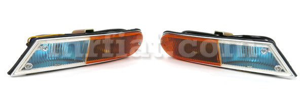 Fiat 124 Spider Complete Front Indicator Light Set Lights Fiat   