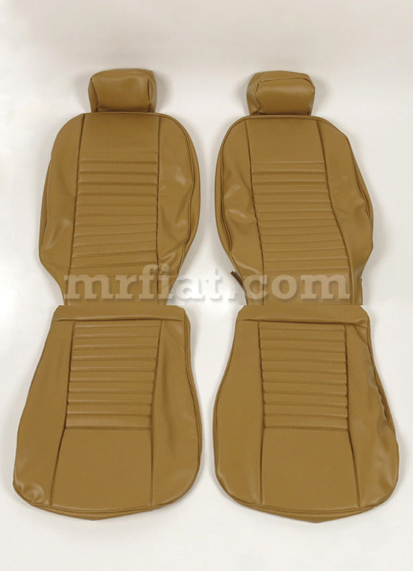 Fiat 124 Coupe Tan Seat Covers Set Interior Fiat   