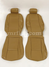 Load image into Gallery viewer, Fiat 124 Coupe Tan Seat Covers Set Interior Fiat
