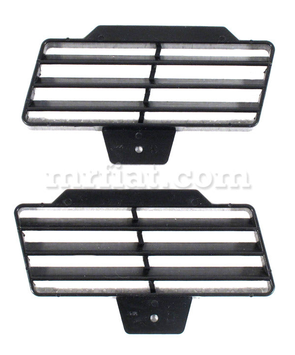 Fiat 124 Coupe Spider Tunnel Air Vent Grill Set Interior Fiat   