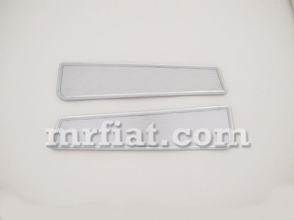 Fiat 124 Spider Door Panel Chrome Plate Set 1966-1978 OEM Interior Fiat   