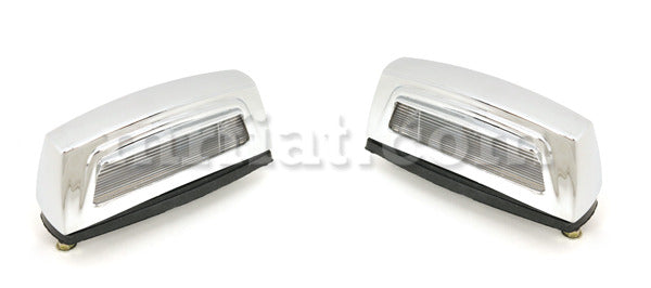 Fiat 124 Spider 75-85 License Plate Light Set Lights Fiat   