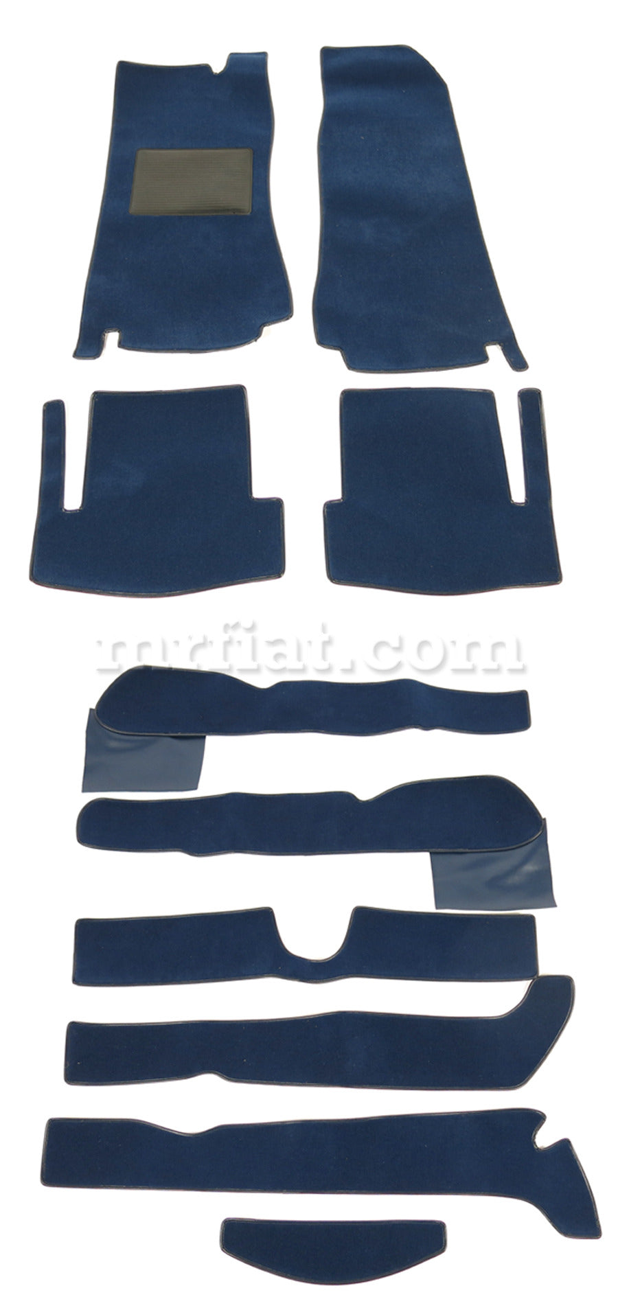 Fiat 124 Spider Complete Dark Blue Carpet Set 1966-82 Interior Fiat   