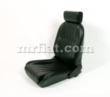 Cargar imagen en el visor de la galería, Alfa Romeo Spider Black Vinyl Seat Set 1979-85 Interior Alfa Romeo
