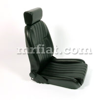 Load image into Gallery viewer, Alfa Romeo Spider Black Vinyl Seat Set 1979-85 Interior Alfa Romeo   
