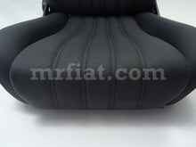 Load image into Gallery viewer, Fiat 124 Spider Black Leather Seat Set 1979-85 Interior Fiat   
