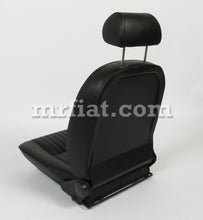 Load image into Gallery viewer, Fiat 124 Spider Black Vinyl Seat Set 66-78 Interior Fiat   
