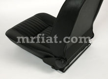 Load image into Gallery viewer, Fiat 124 Spider Black Vinyl Seat Set 66-78 Interior Fiat   
