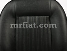 Load image into Gallery viewer, Fiat 124 Spider Black Vinyl Seat Set 66-78 Interior Fiat   
