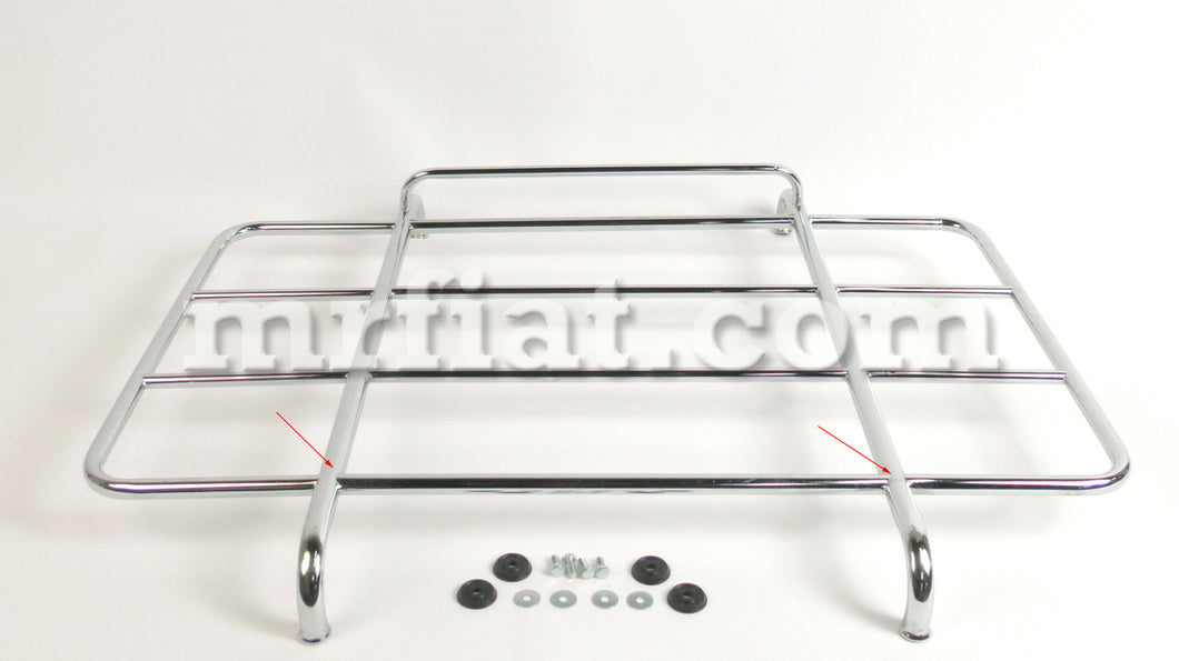 Fiat 124 Spider Luggage Rack Original Steel Chromed Defective Luggage Compartment Fiat   