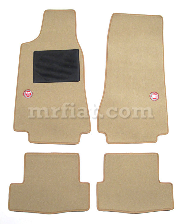 Fiat 124 Spider Tan Floor Mat Set Interior Fiat   