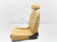 Load image into Gallery viewer, Fiat 124 Spider Tan Leather Seat Set 1979-85 Interior Fiat   
