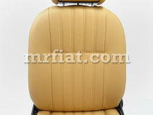 Load image into Gallery viewer, Fiat 124 Spider Tan Leather Seat Set 1979-85 Interior Fiat   
