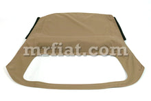 Load image into Gallery viewer, Fiat 124 Spider 2000 Tan Canvas Soft Top Roof Fiat
