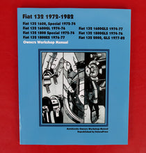 Load image into Gallery viewer, Fiat 132 Owners Workshop Manual  English 1972- 1982 Engine Fiat   
