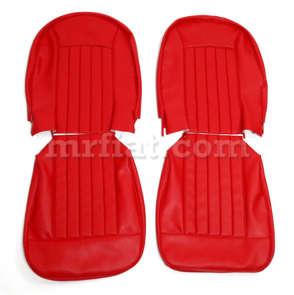 Fiat 1500 Spider Red Seat Covers Set Interior Fiat   