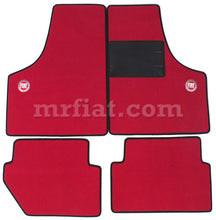 Load image into Gallery viewer, Fiat 500 600 All Red Floor Mats Set 1957-75 RHD Interior Fiat   
