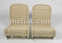 Load image into Gallery viewer, Fiat 500 600 Jolly Front Wicker Seat Set Interior Fiat   
