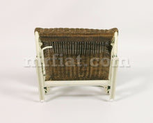 Cargar imagen en el visor de la galería, Fiat 500 600 Jolly Wicker Dark Brown Seat Set Interior Fiat   
