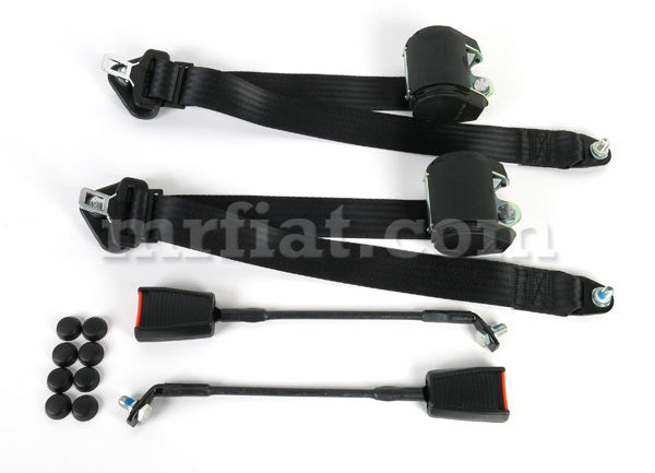 Fiat 500 600 Retractable Seatbelts Set Interior Fiat   