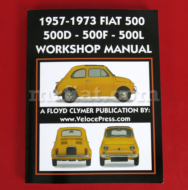 Fiat 500 D/F/L Workshop Manual 1957-1973 Accessories Fiat   