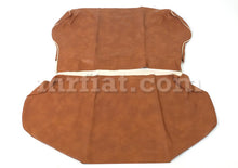 Cargar imagen en el visor de la galería, Fiat 500 N/D/F/R Beige Seat Covers White Trim Upholstery Fiat
